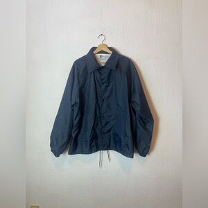 Vintage k- brand snap button up windbreaker size XL